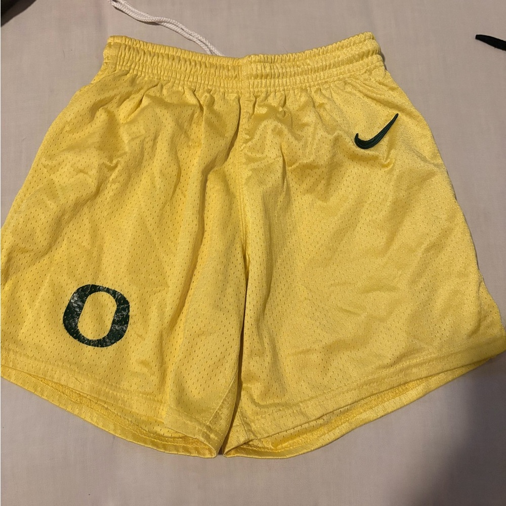 Nike Yellow Kids Oregon Mesh Shorts